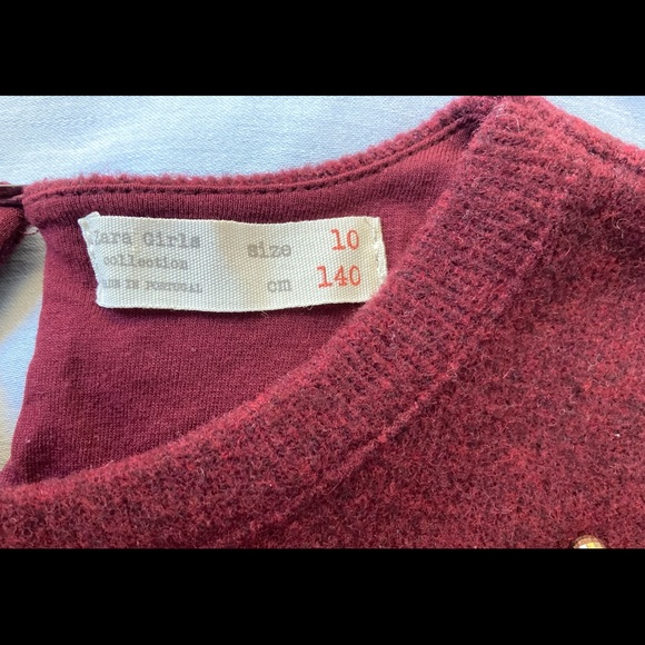 Zara Girls Dress - Woolen Blend - Size 10 - Picture 3 of 3